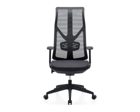 Кресло VIKING-11 M122С-1 Сетка/Ткань, Черный images