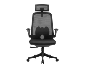 Кресло VIKING-81 MA22 Сетка/Ткань, Черный images