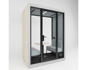 Акустическая кабина LWOP DOUBLE (задняя стенка стекло) images