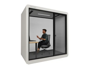 Акустическая кабина LWOP ONE WORK XL (задняя стенка стекло) images