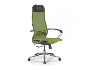 Кресло ErgoLife Set 12/подл.131/осн.Synchro 052 Сетка, Зеленый images