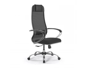 Кресло ErgoLife Set 15/подл.131/осн.Synchro 003 Сетка/Ткань, Черный images