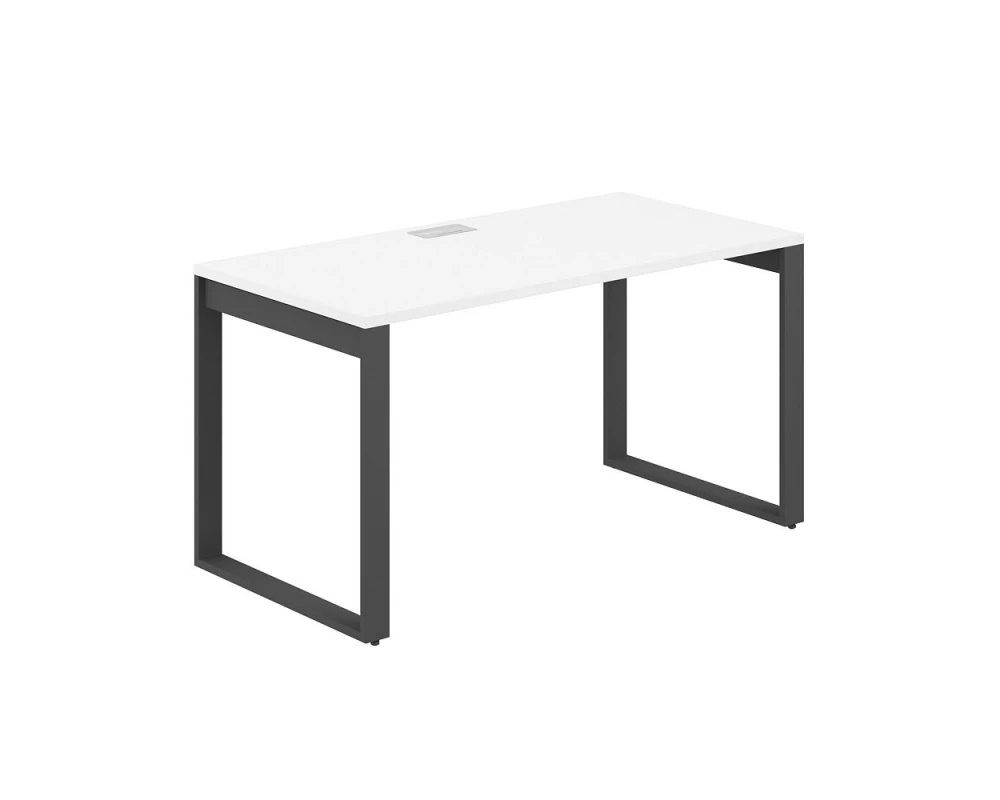 Стол с лючком 1400х700х750 Allegro Белый/Антрацит