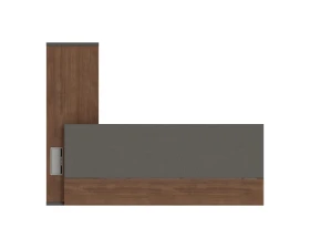 Стол для руководителя правый 2400x1800x750 Larry 2 images