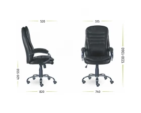 Кресло Вермонт СН-151 В хром/ХДП images